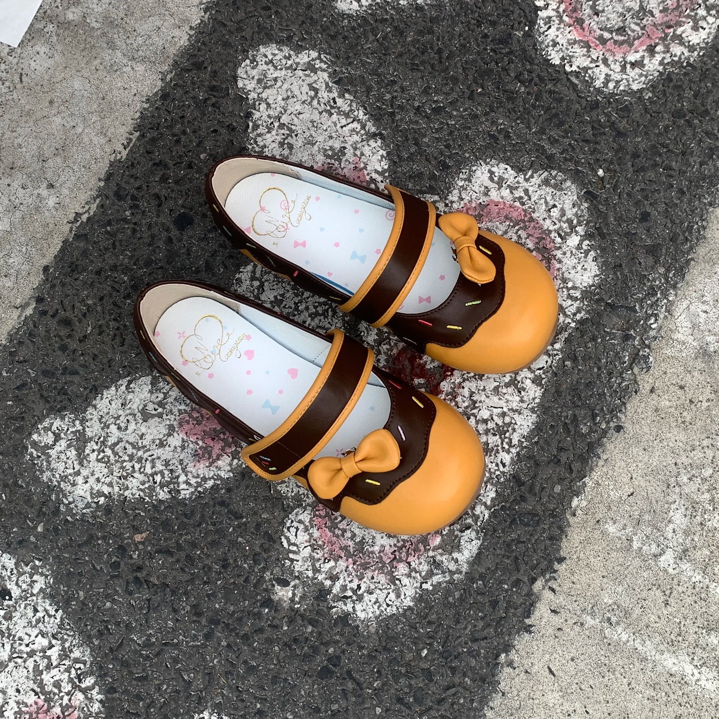 Cute Sweet Flat Shoes Summer Heels Mary Jane Round Head Shoe for Women Casual Chunky Heels Pumps