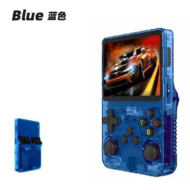 R36S Portable Handheld Game Controller with 3.5" HD Screen, Rechargeable Battery - Perfect Christmas Gift for Gamers