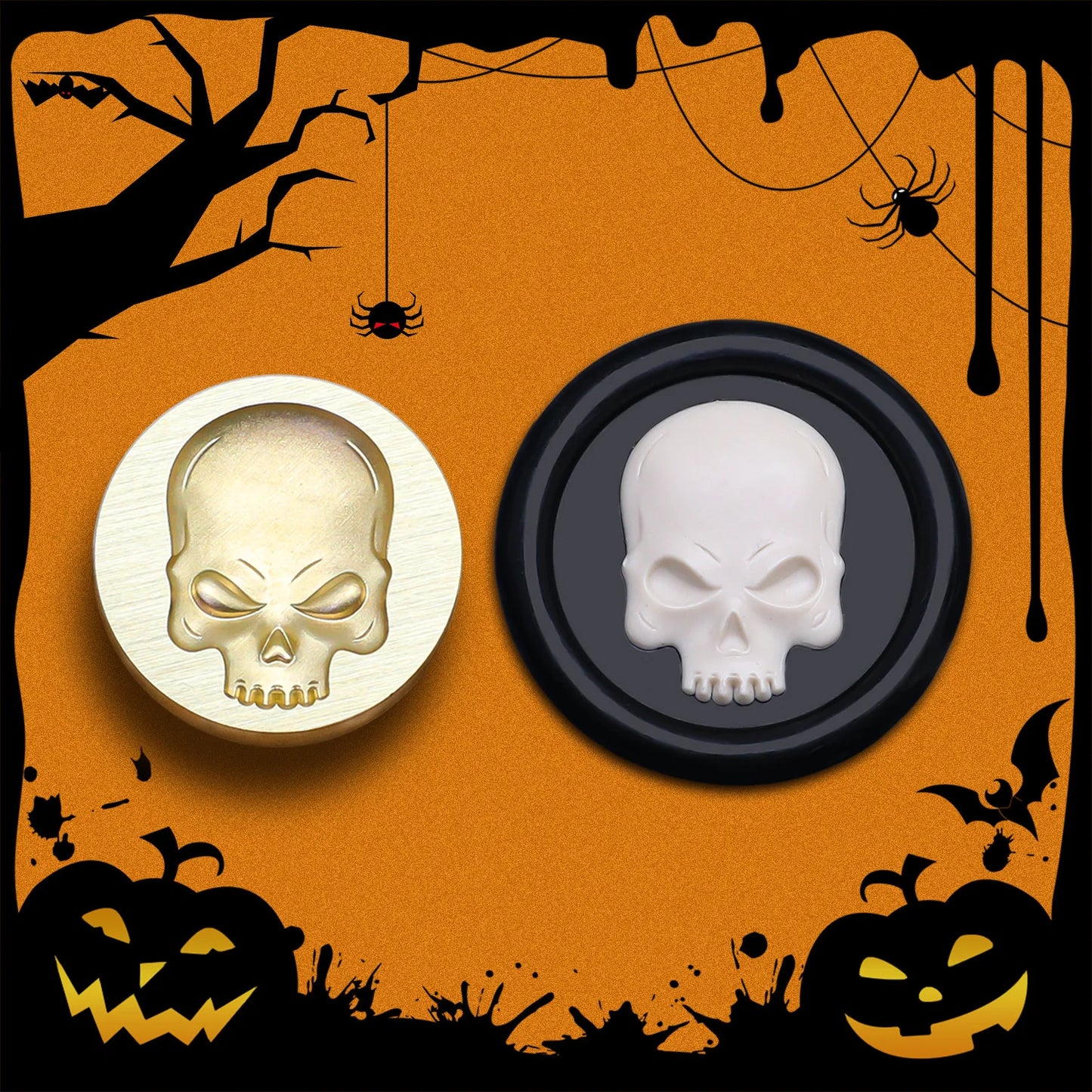 Wax Seal Stamp Halloween A Copper Head For Christmas Gift DIY Scrapbooking & Stamping Cards Envelopes Card Making Supplies
