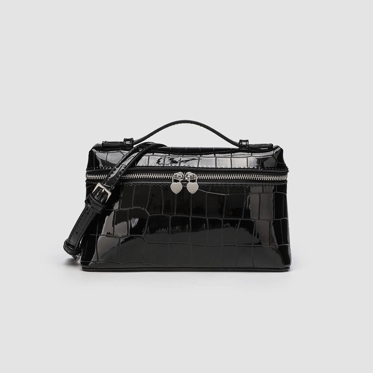 Customizable Name Lunch Box Bag Fashionable Women's Bag Ostrich Pattern Handbag Clutch Bag Women Make Up Pouch With Handle