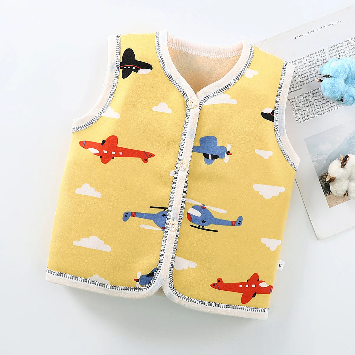 Unisex 6M-6Y Fall Vests Baby Girl Winter Clothes Kids Waistcoats Cardigan Children's Clothing Toddler Vest Boy Jacket Corduroy