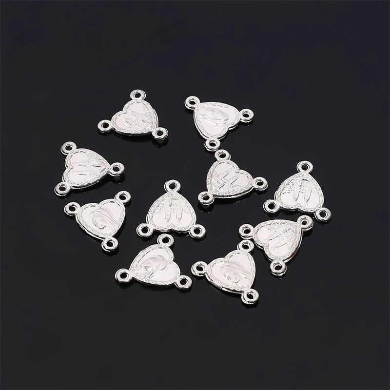 A variety of Christian retro little Virgin Mary connector Spirit Holy Jesus Father Anthony pendant cross bracelet connector 10