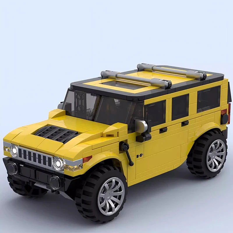 Bricklink MOC Car Technical Truck Military Hummer H1 H2 Armored Speed Vehicles Sets Building Blocks Kid Toys Christmas Gift