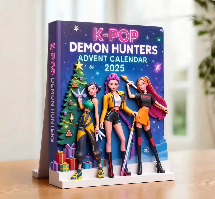 Kpop Demon Hunters Advent Calendar Rumi Mira Zoey Tiger Christmas Countdown Advent Calendar Children Christmas Gift
