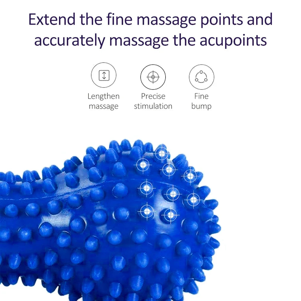 Peanut Massage Ball, Deep Tissue Massage Ball for Back, Neck, Shoulder, Spine, Legs, Hips, Trigger Point Muscle Massage Relaxer