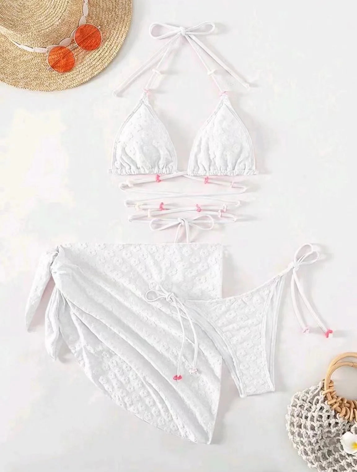 Pink Sexy Bikinis Swimsuits Women's Swimwear Push Up Female Beach Swimming Wear Girls Bathing Suits Brazilian Bikini Pool Bather