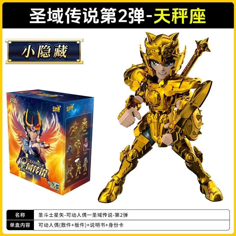 Kayou Saint Seiya Card Legend Of Doll Sanctuary Series Blind Box Of Gold Will Peripheral Christmas Gift Original Box Toy