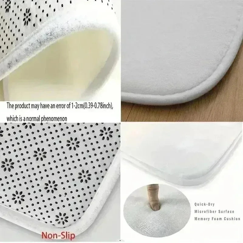 Christmas Santa Claus 3D Printed Rug Christmas Welcome Round Mat Rug Decor Christmas Home Decor Holiday Doormat Christmas Gift