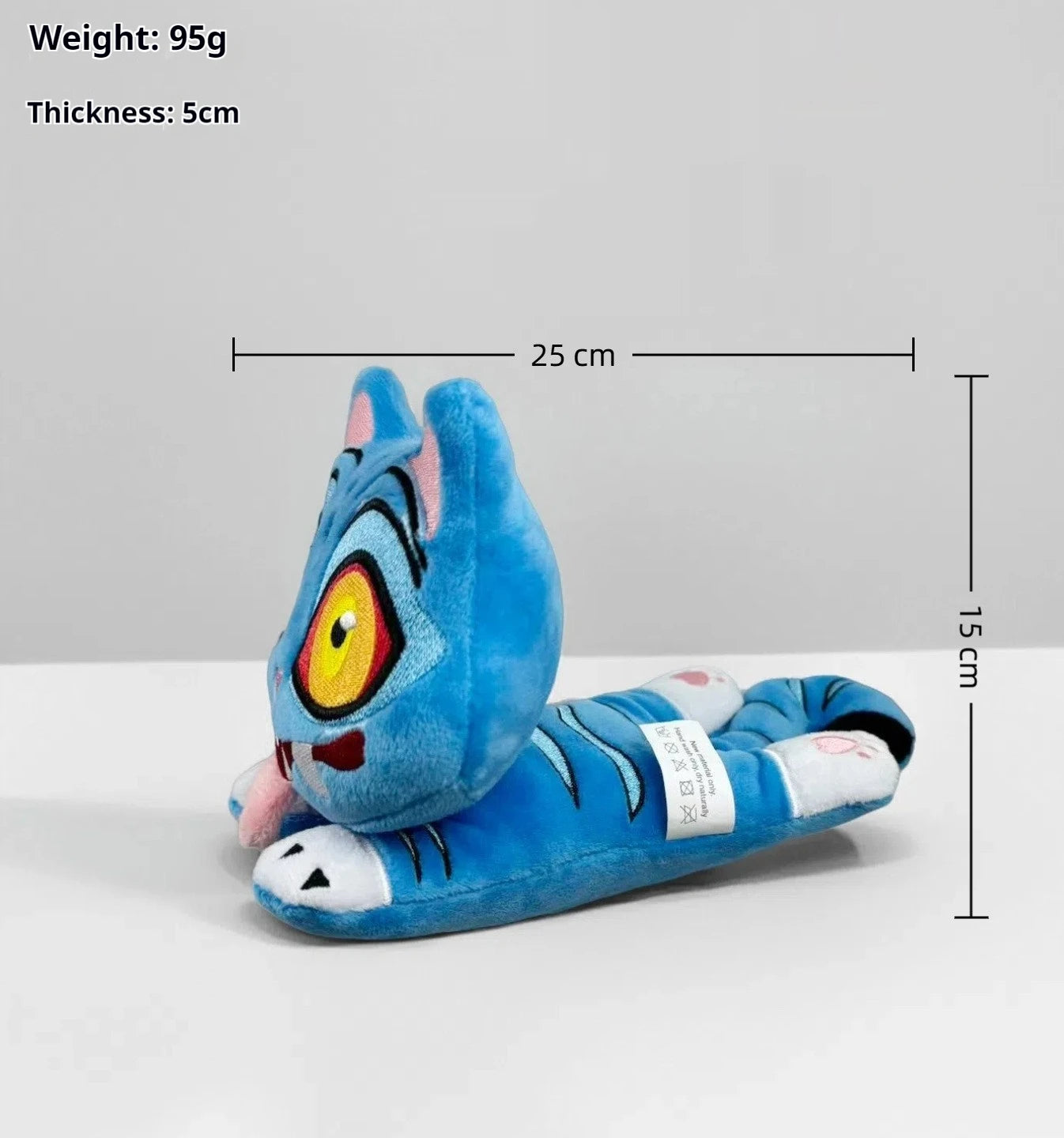 25cm Cute Kpop Demon Hunters Plush Doll Celebrity Fans Blue Tiger Doll Tv Themed Plush Toys Sofa Car Decoration Christmas Gift