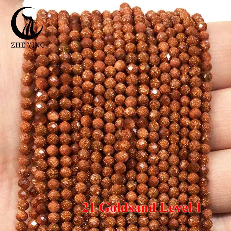 AAA Colorful Tourmaline Stone Beads Loose Spacer Faceted 3mm Beads for Jewelry Making DIY Bracelet Accessories 15''