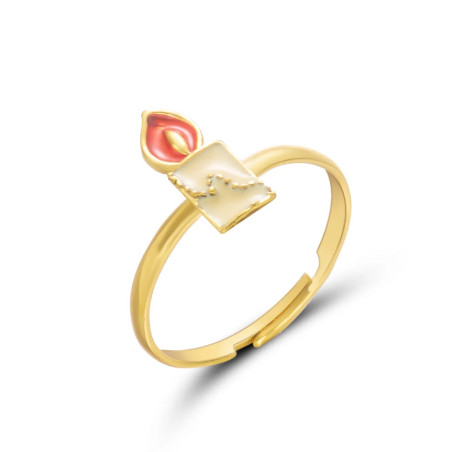 Christmas Tree Zircon Christmas Opening Ring For Women Dripping Oil Santa Cartoon Ring Elk Snowman Xmas Party Jewelry Friend