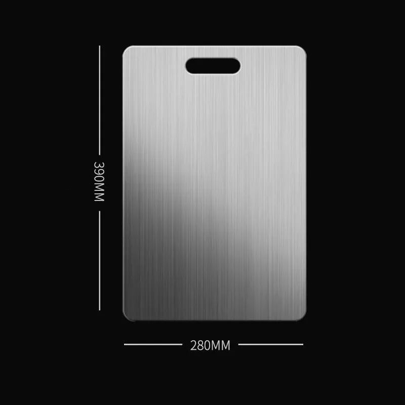 304 Stainless Steel Cutting Board Home Kitchen Rectangular Board Sterile Mildew Proof Fruit Vegetable Meat Chopping Board