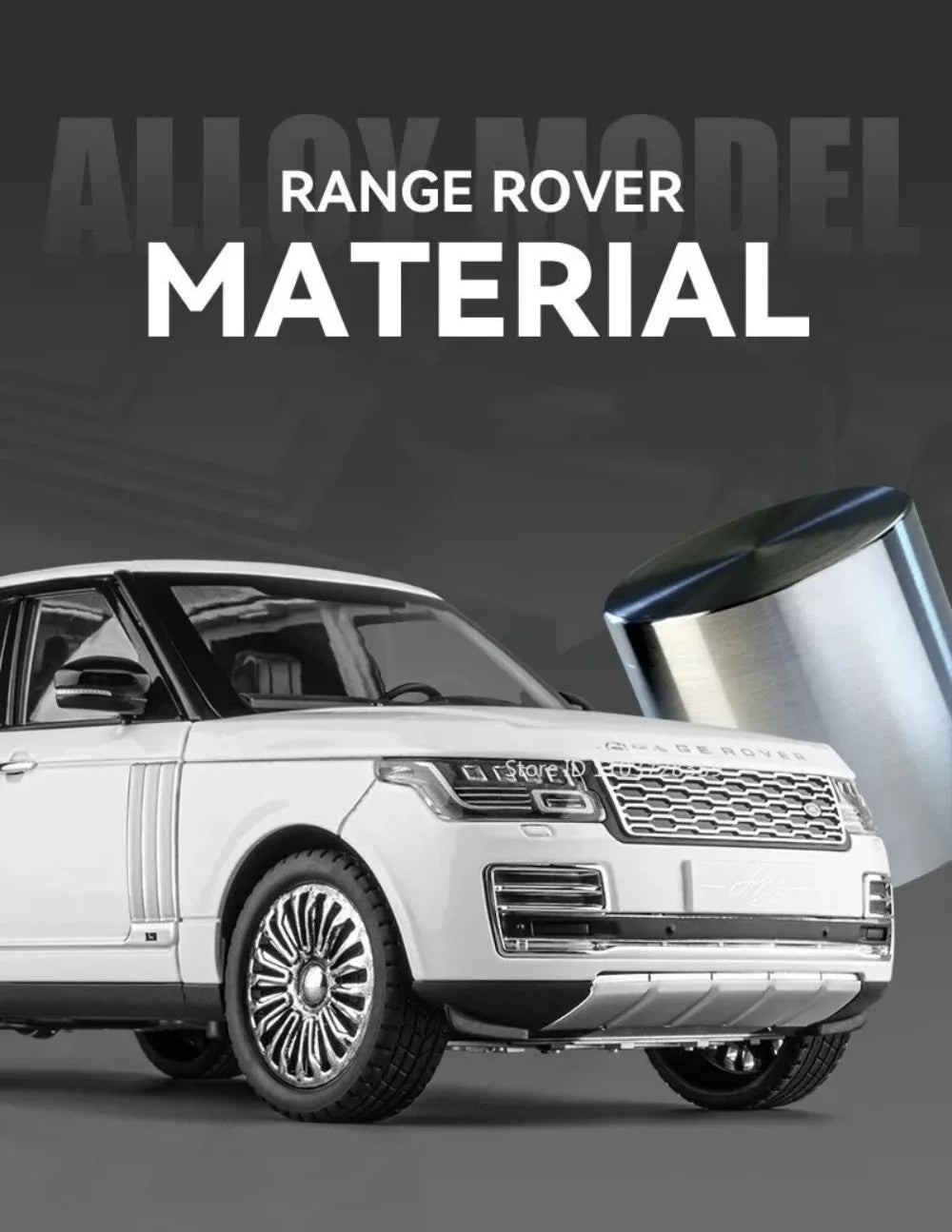 1:18 RS7 Range Rover Alloy Car Model Diecast Toy Sound Light 6 Doors Opened Shock Absorption Miniature Vehice Kid Christmas Gift