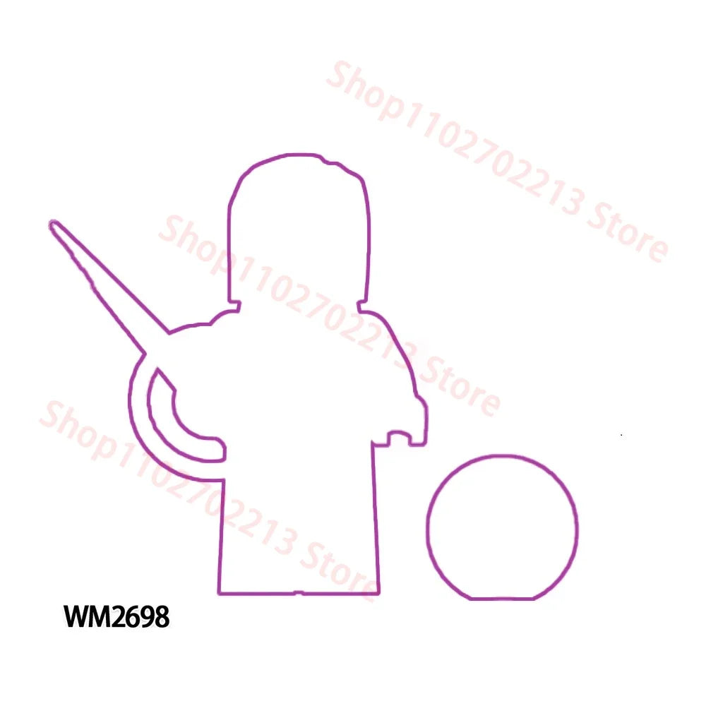 Anime Building Blocks Set WM6183 Educational Toys for Kids, Christmas Gift Bricks Collection Cool Model for Boys WM6220 WM6221