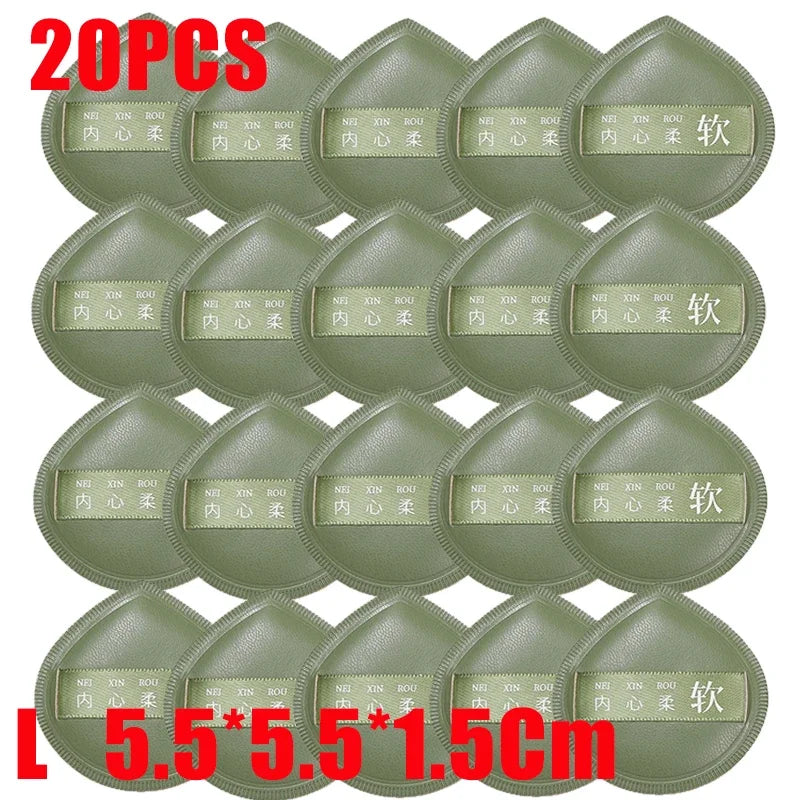 Wet Dry Use Cotton Candy Cosmetics Puffs 20pcs Super L/XL Large Size Soft Sponge Concealer Foundation Air Cushions Make Up Tools