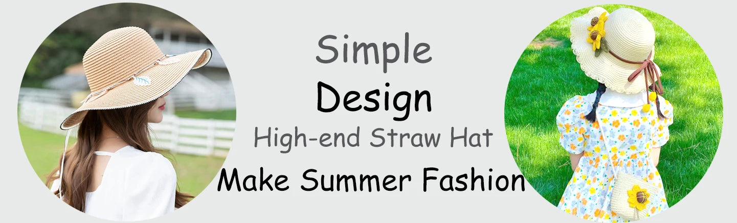 Kids Girls Wide Brim Straw Woven Cap Sun Protection Beach Hat Lace Pearl Summer Floppy Bucket Cap Portable Handbag панама