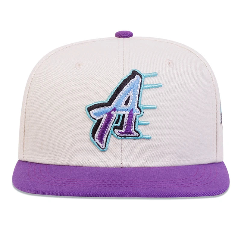 Unisex A Letter Embroidery Side Basketball Hip-hop Hats Spring Autumn Outdoor Adjustable Casual Baseball Caps Sunscreen Hat