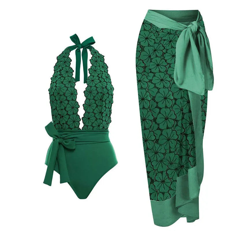 2025 New Arrival Push Up Women Bikini Set Floral Printed Ruffle Bikinis Strappy Bandage Swimwear Brazilian Biquini Bathing Suit