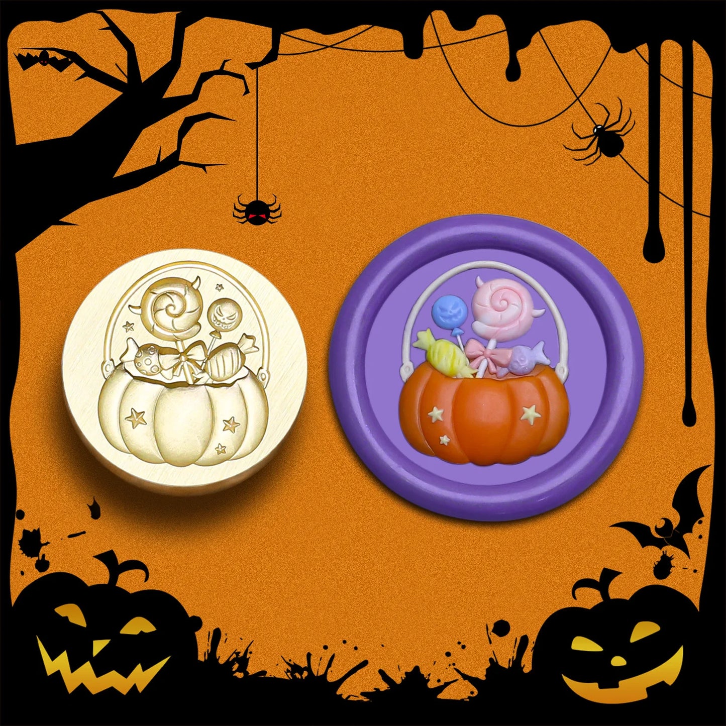 Wax Seal Stamp Halloween A Copper Head For Christmas Gift DIY Scrapbooking & Stamping Cards Envelopes Card Making Supplies