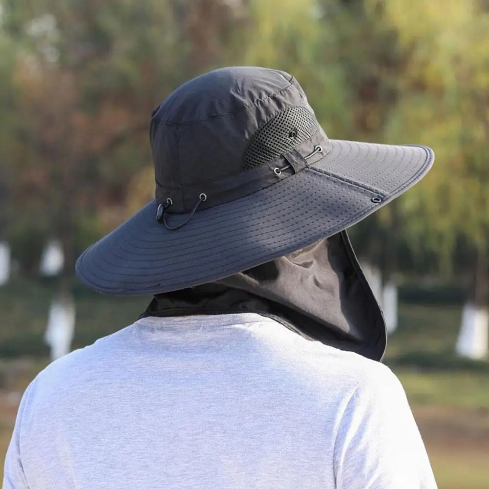 Bucket Hats Sun Hat Sun Protection Spring Summer Waterproof Boonie Hat for Men Fishing Hiking Garden Safari Beach