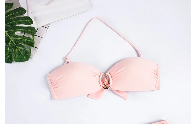 New Sexy Bikinis Swimsuits Women Swimwear Push Up For Female Beach Swimming Wear Bathing Suits Brazilian Bikini Set Pool Bather