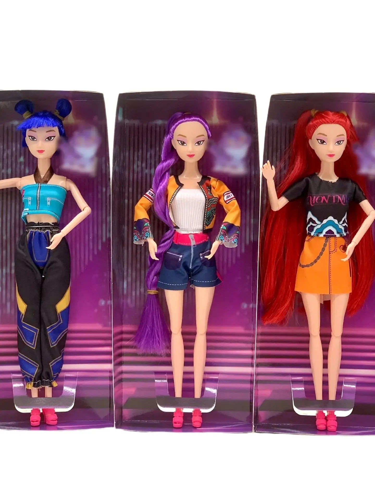 K-POP Demon Hunter Girl Group-themed cute doll, Lumimilazoi, Christmas gift, with movable joints