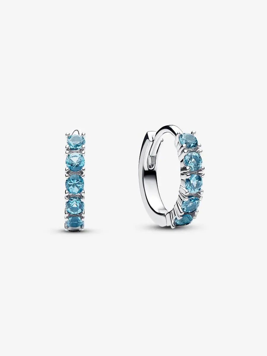 New Authentic 925 Sterling Silver Earrings Twisted Huggie Rippled Open Hoop Earrings Original For Women Jewelry