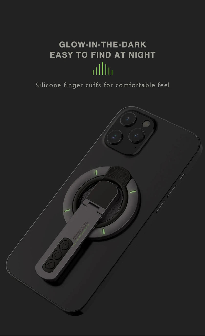 Xiaomi MagSafe Phone Grip Stand 3in1 Magnetic Finger Ring Holder Double Sided Magnetic Phone Stand For iPhone 17 16 15 14 13 12