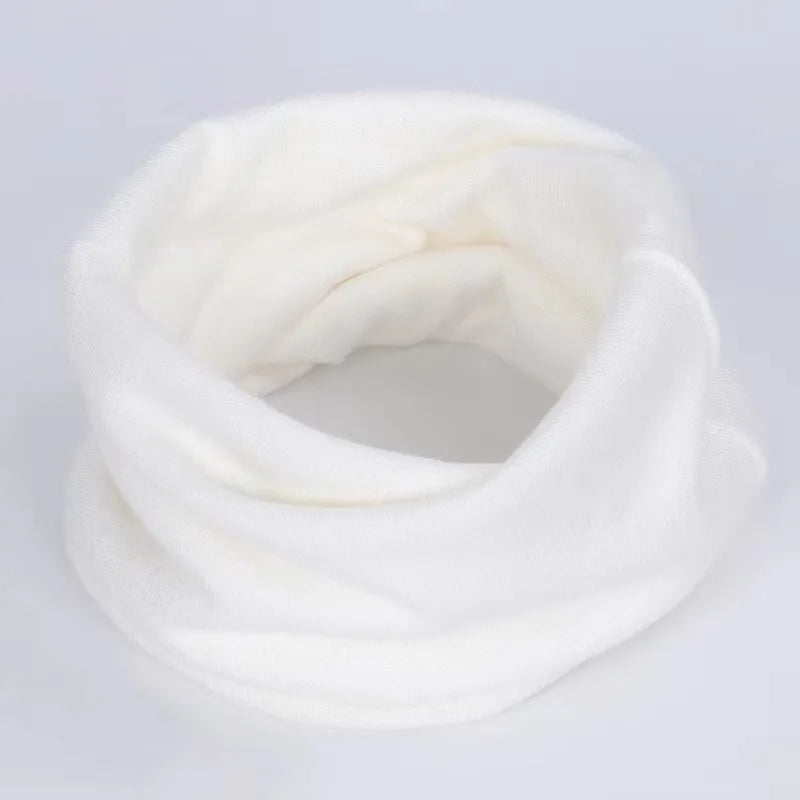 New Cashmere Winter Scarf for Baby Boys Girls Kids Knitted Scarves Unisex Elastic Mufflers Children Autumn Crochet Baby Scarf
