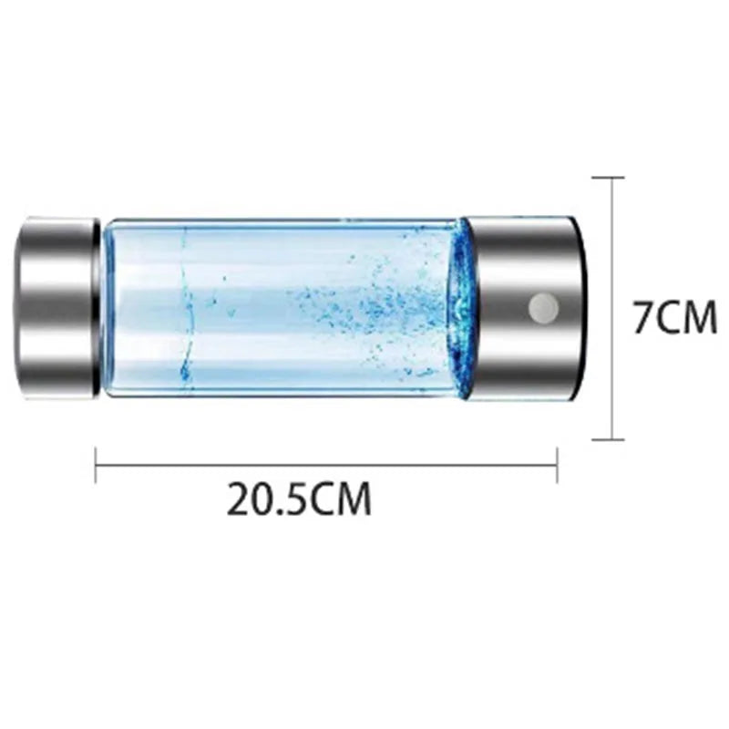 Portable 420ml Hydrogen-Rich Water Cup Electric Hydrogen Rich Water Generator Bottle Titanium Quality Filter Antioxidant Lonizer
