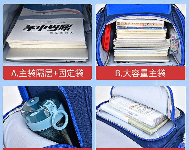 waterproof Children School Bags Girls boys Primary school backpack Orthopedic Backpack schoolbag kids book bag Mochila Infantil