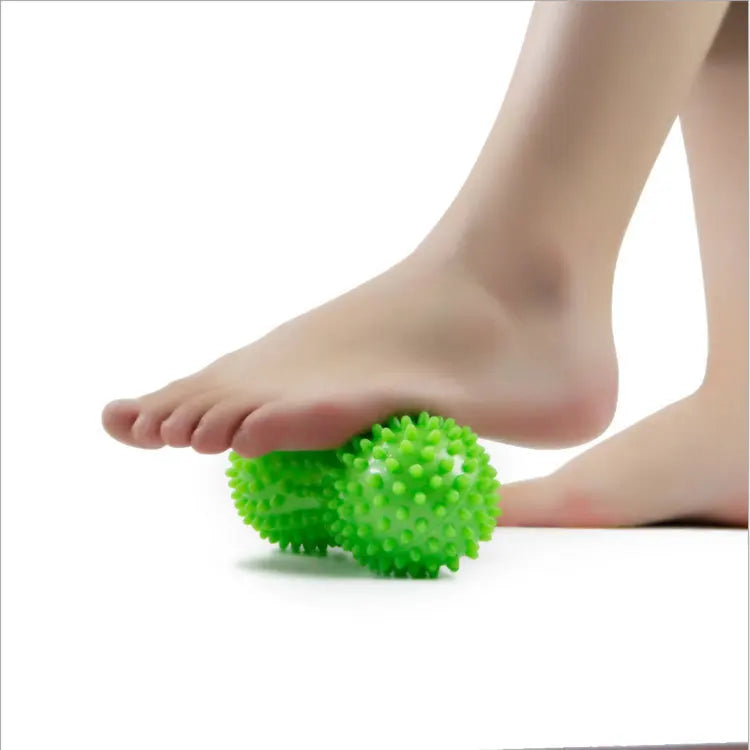 Foot Massage Roller Peanut Double Lacrosse Spiky Ball Myofascial Balls for Plantar Fasciitis Mobility Back Foot Arch Pain Relief