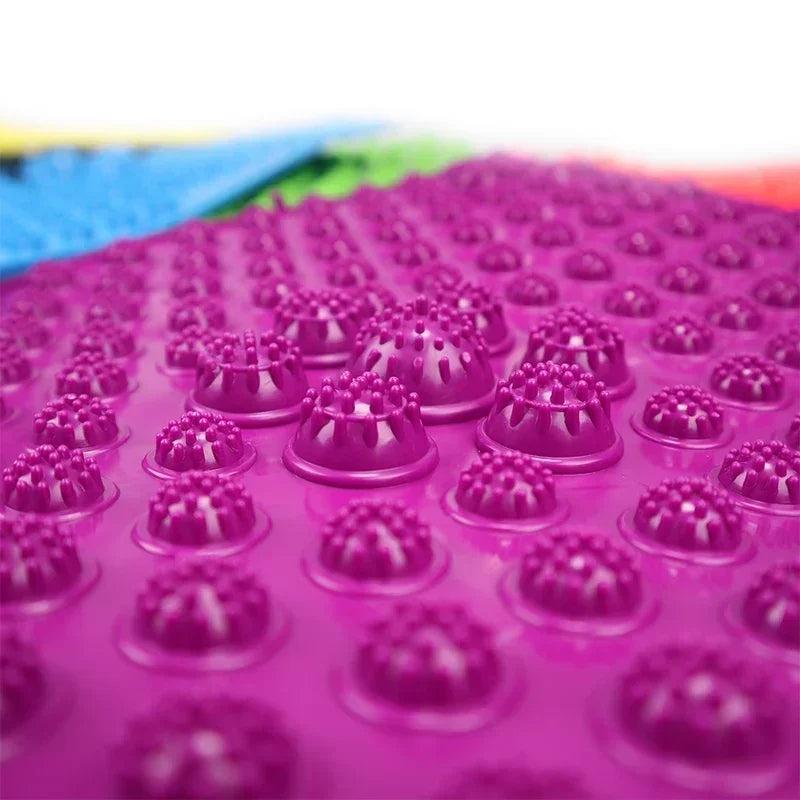 Acupressure Mat Foot Massage Pad Pain Stress Relief Reflexology Foot Massage Pad Toe Pressure Blood Foot Massager Acupressure