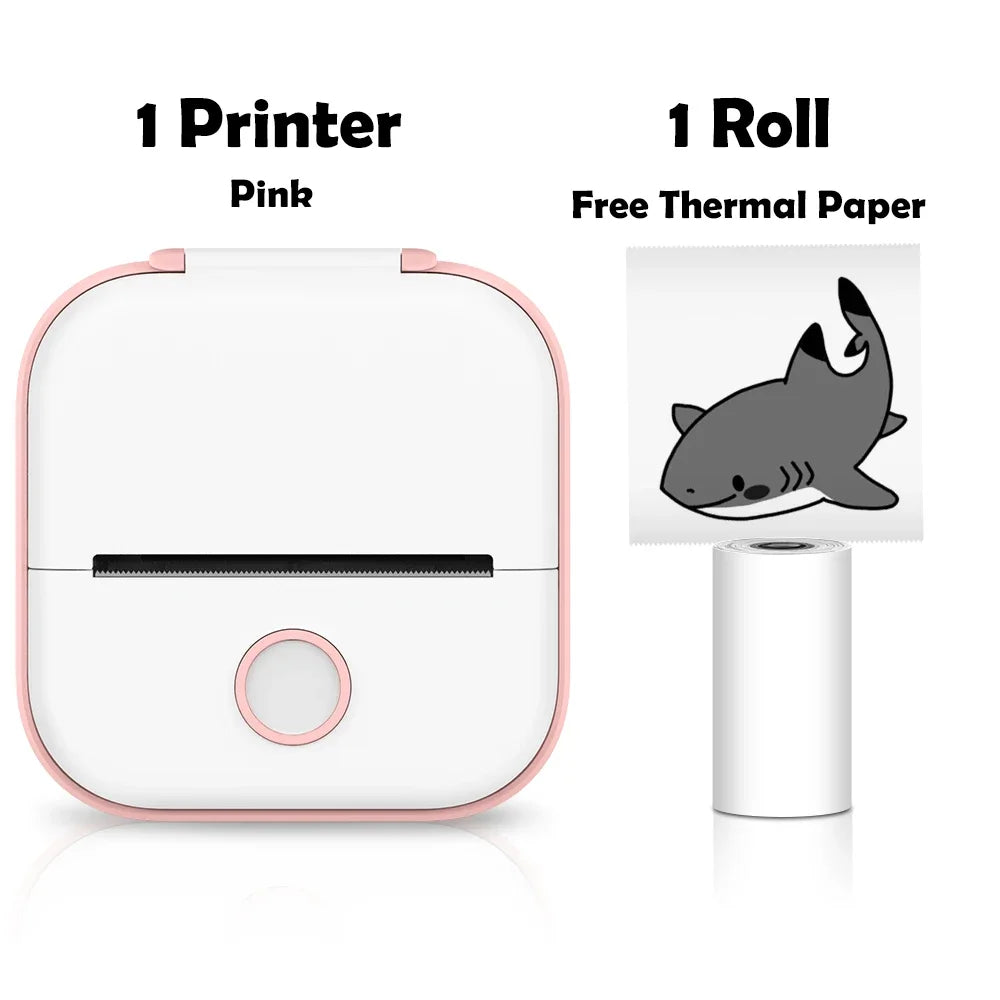 Phomemo T02 Portable Mini Wireless Thermal Pocket Printer Self-adhesive Stickers Use for DIY,Journal Sticker impresora portátil