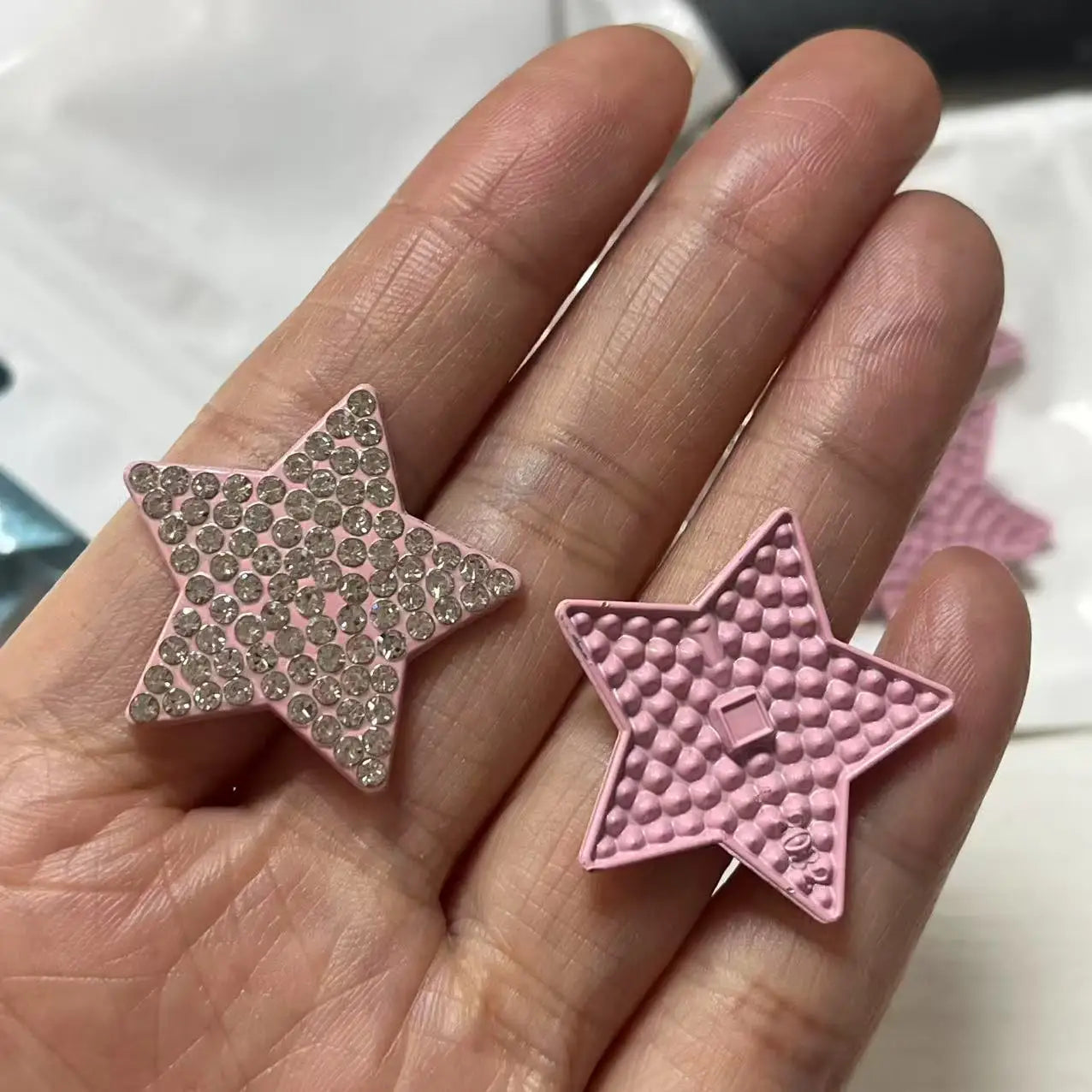 4Pcs Y2K Bling Diamond Metal Purse Presum Bottle Brand Bag Lips BB Key Junk Phone Case Ipadcase Decoration Charms Diy Crafts