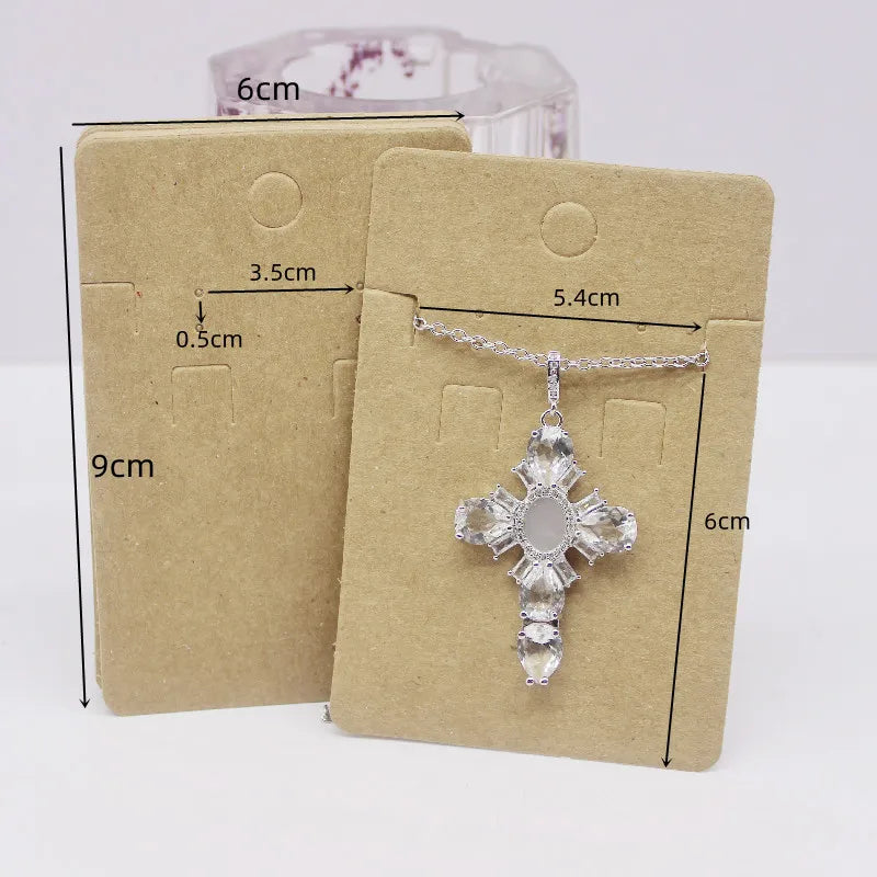 Hot sale 50Pcs Multi-Style Jewelry set package Card 6*9cm Flower/ marbling design necklace earring pendant package card