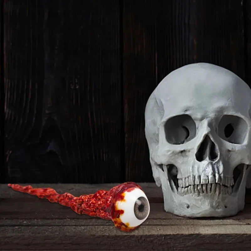 Halloween Prop Scary Decor Realistic Latex Fake Eyeballs Horror Scary Eyeball Fake Bloody Eyeball Halloween Party Decoration