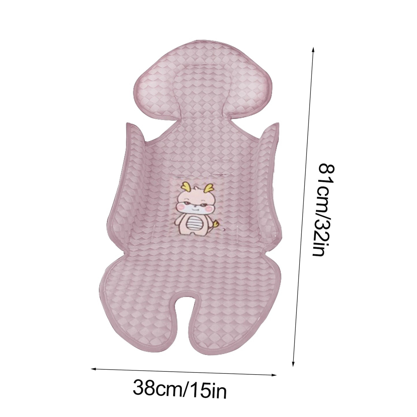 Baby Car Seat Cooling Pad Ice Stroller Cooler Mat Breathable Cooling Mat Anti-Slip Seat Pad Cushion Liner Gel Cooling Pad For