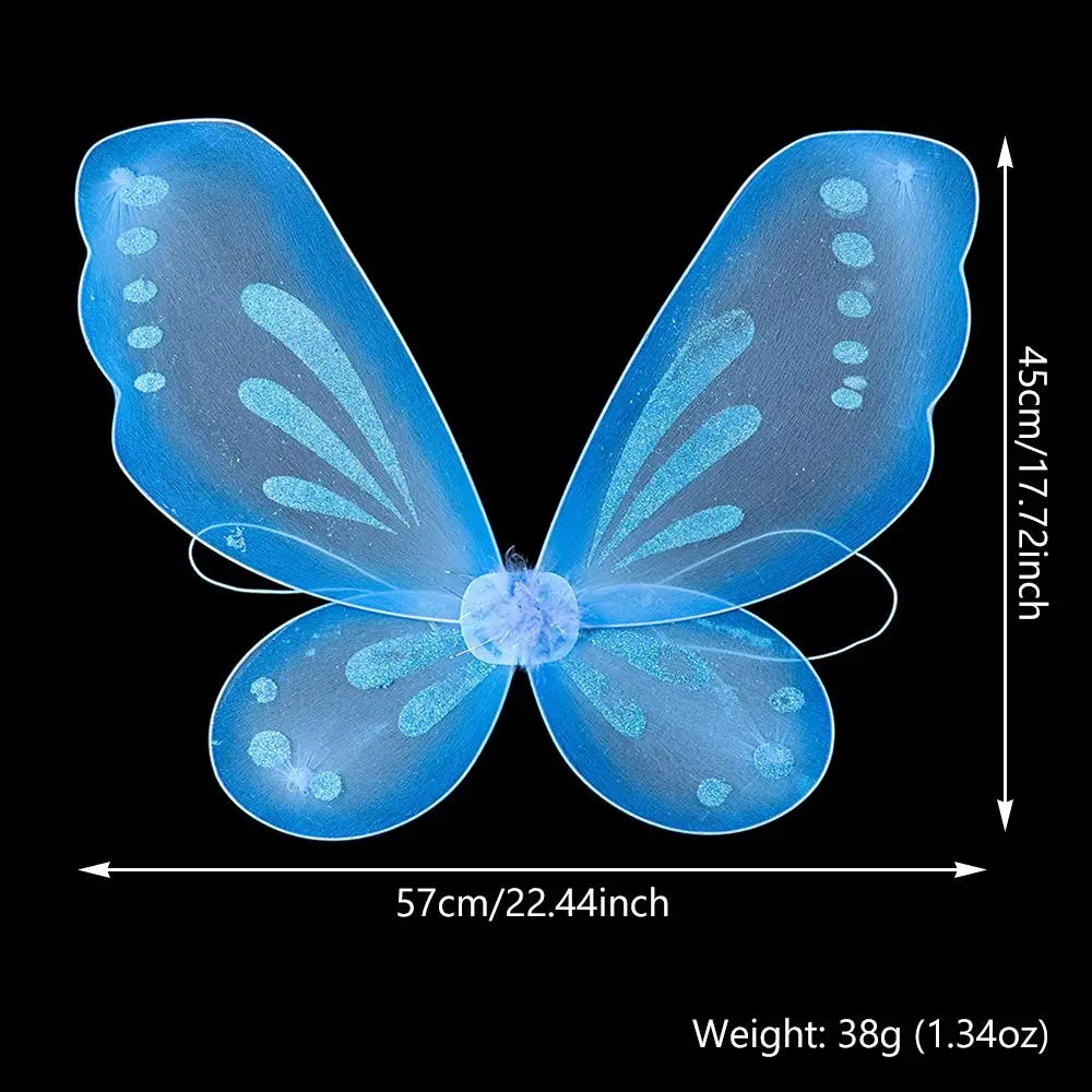 Toddler Dress Up Angel Wings Halloween Costume Accessories Butterfly Fairy Fairy Wings Dress-Up Wings