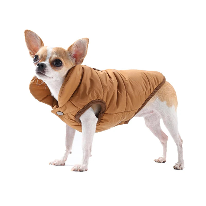 Winter Warm Dog Coat Jacket Windproof Pet Clothes for Small Medium Dogs Cat Padded Clothing Chihuahua Clothes Pet Supplies