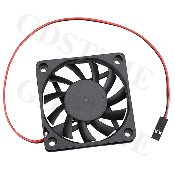 Gdstime 60mm 6cm Brushless Cooler USB 2Pin 3Pin DC 5V 12V 24V Fan 60x10mm 6010 Dual Ball for Computer Pc Cpu Case Cooling Fan