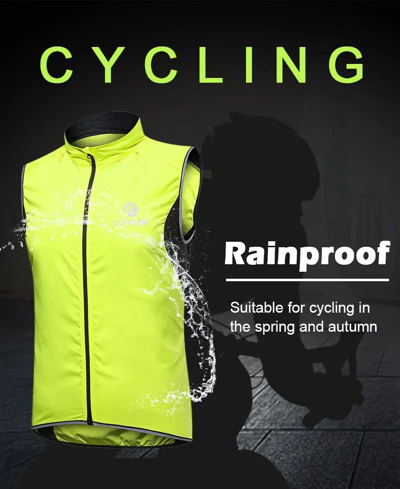 X-TIGER Cycling Vest Sleeveless Bicycle Reflective Windproof Uitra-Light Sun Protection Mountaineering Jacket Cycling Sportswear