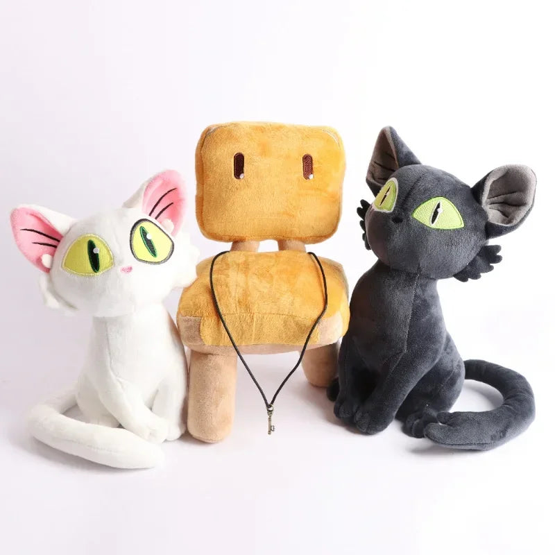 Suzume No Tojimari Cute Anime Plush Toy Kawaii Daijin Cat Sadaijin Black Cat Cosplay Stuffed Doll Kids Birthday Christmas Gift