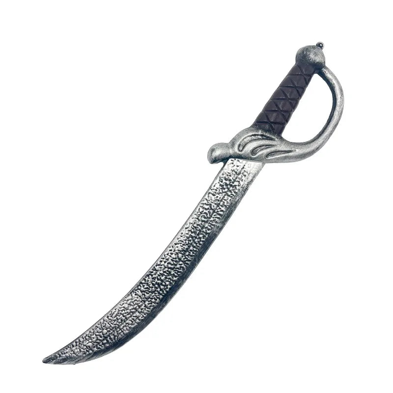 51cm/20.08in Pirate Knife Cosplay Katana Plastics Weapons Model Props Anime Peripherals Halloween Gift Party Supplies Decoration