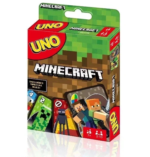 Minecraft Card Game for Kids Families Nights Deck Special Rule Inspired 2 To 10 Players Genuine Christmas Gift