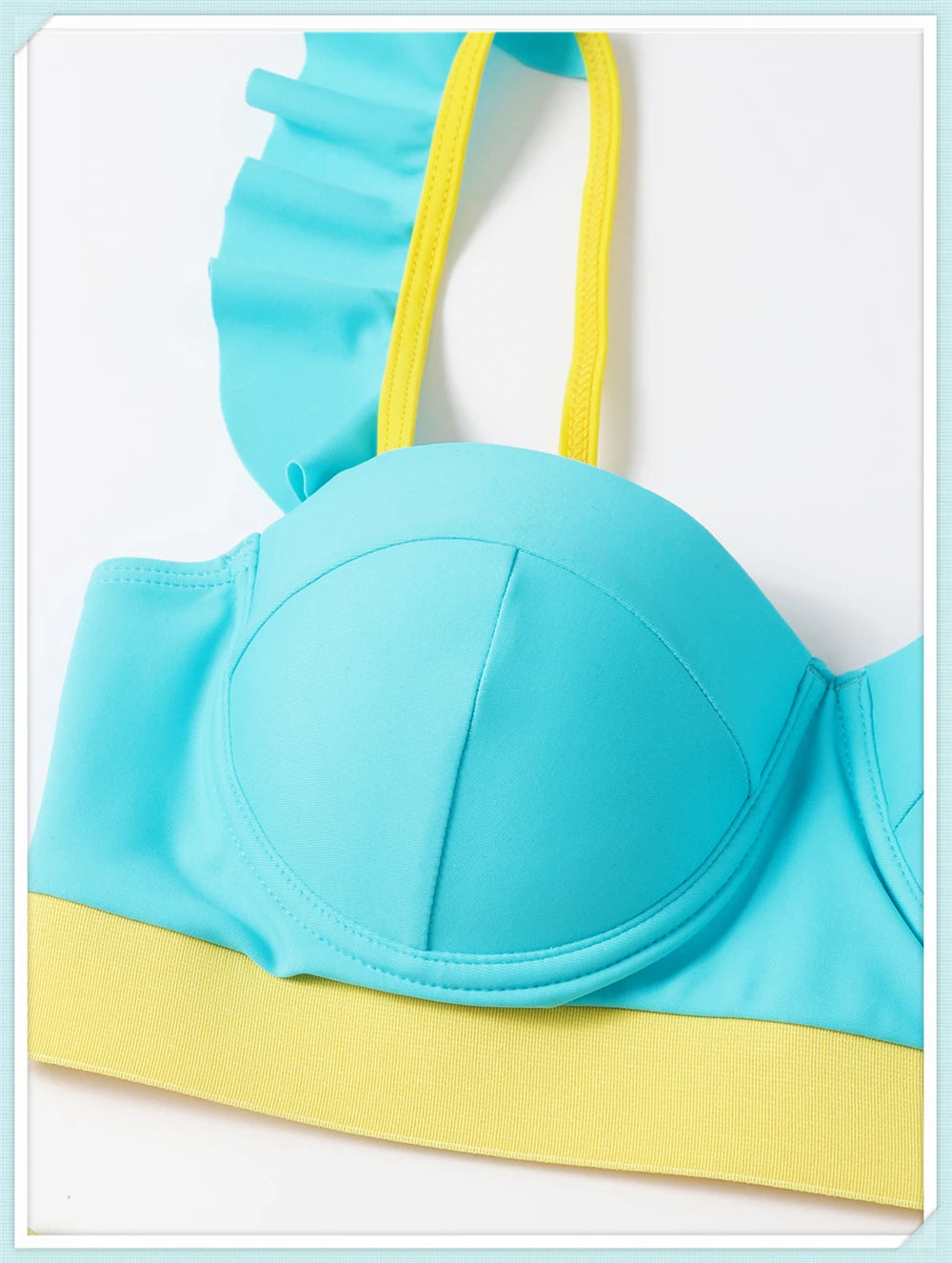 Solid Bandage Bikini Women Push Up Swimsuit Sexy Swimwear Female Brazilian Bathing Swimming Suit Bather Splicing Color Beachwear