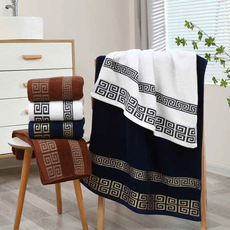 1/4/6pcs Bathroom Towels Set Big Bath Towel Cover 70x140cm/Hand Face Towel 34x74cm Christmas Gift Sport Home Hotel Towels Set
