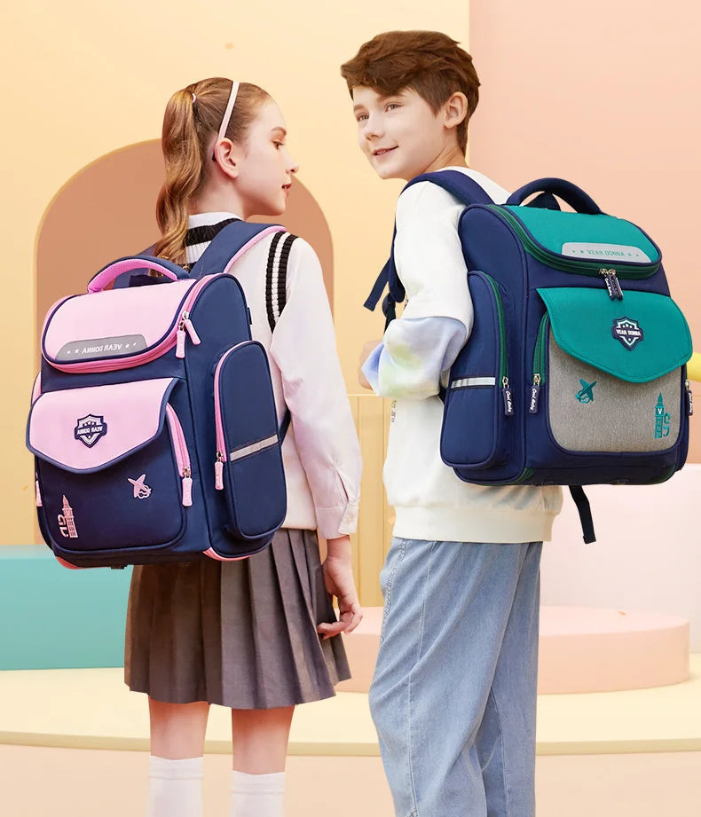 waterproof Children School Bags Girls boys Primary school backpack Orthopedic Backpack schoolbag kids book bag Mochila Infantil