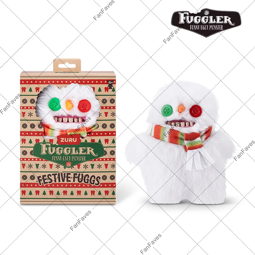 Butt Pet Ugly Fuggler Monster Series Original Plushies Rabbit Puppy Cat Dog Doll Reindeer Gingerbread Man Toy for Christmas Gift