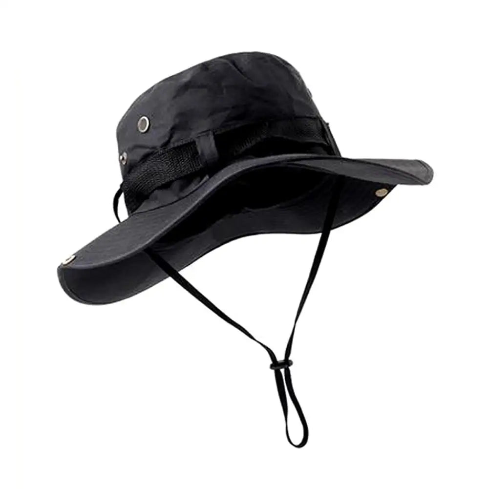 Wide Brim Sun Hat UV Protection Breathable Bucket Cap For Hiking Camping Fishing Outdoor Sun Protection Hats For Men Women
